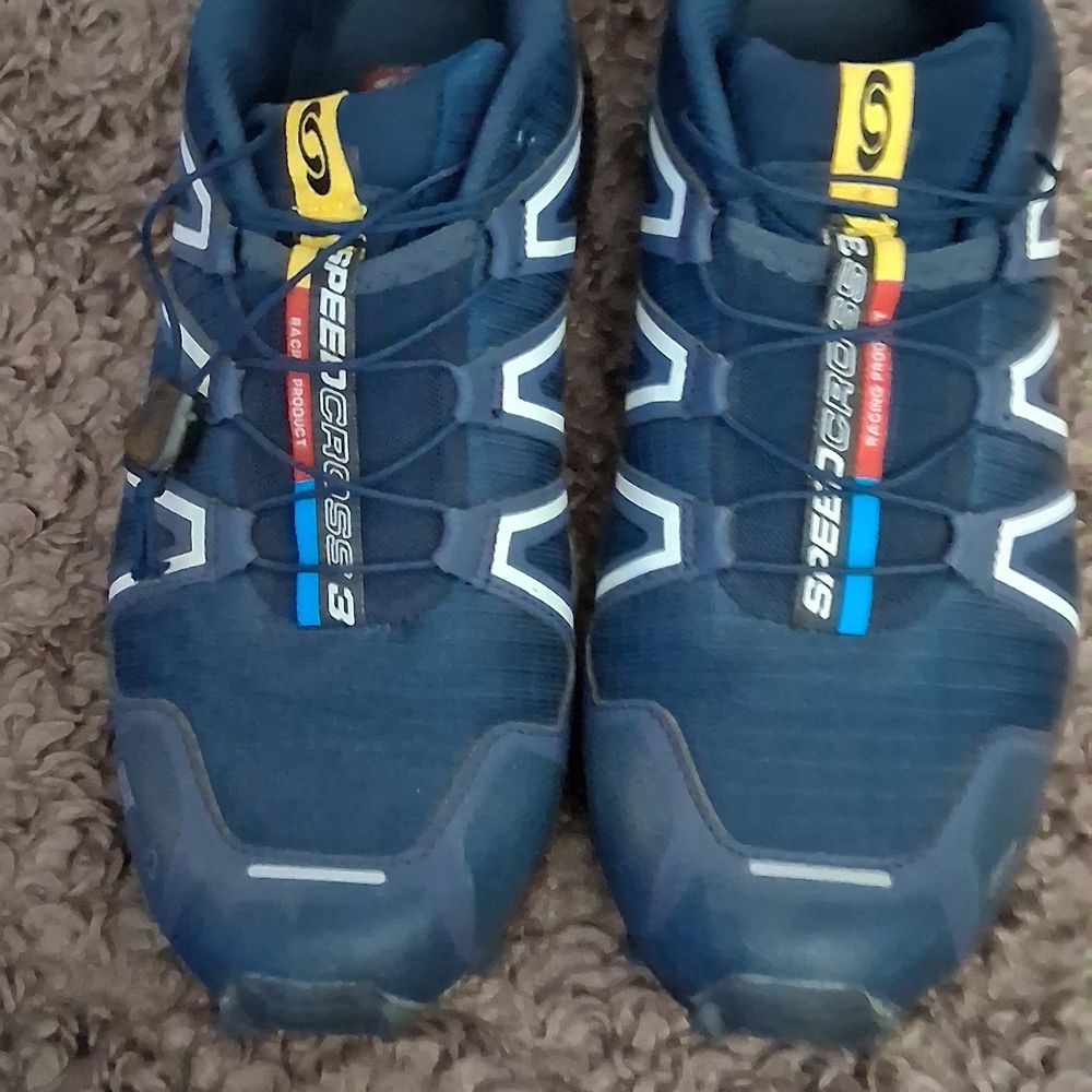 Salomon Ortholite Trail Shoes - Navy and Yellow
